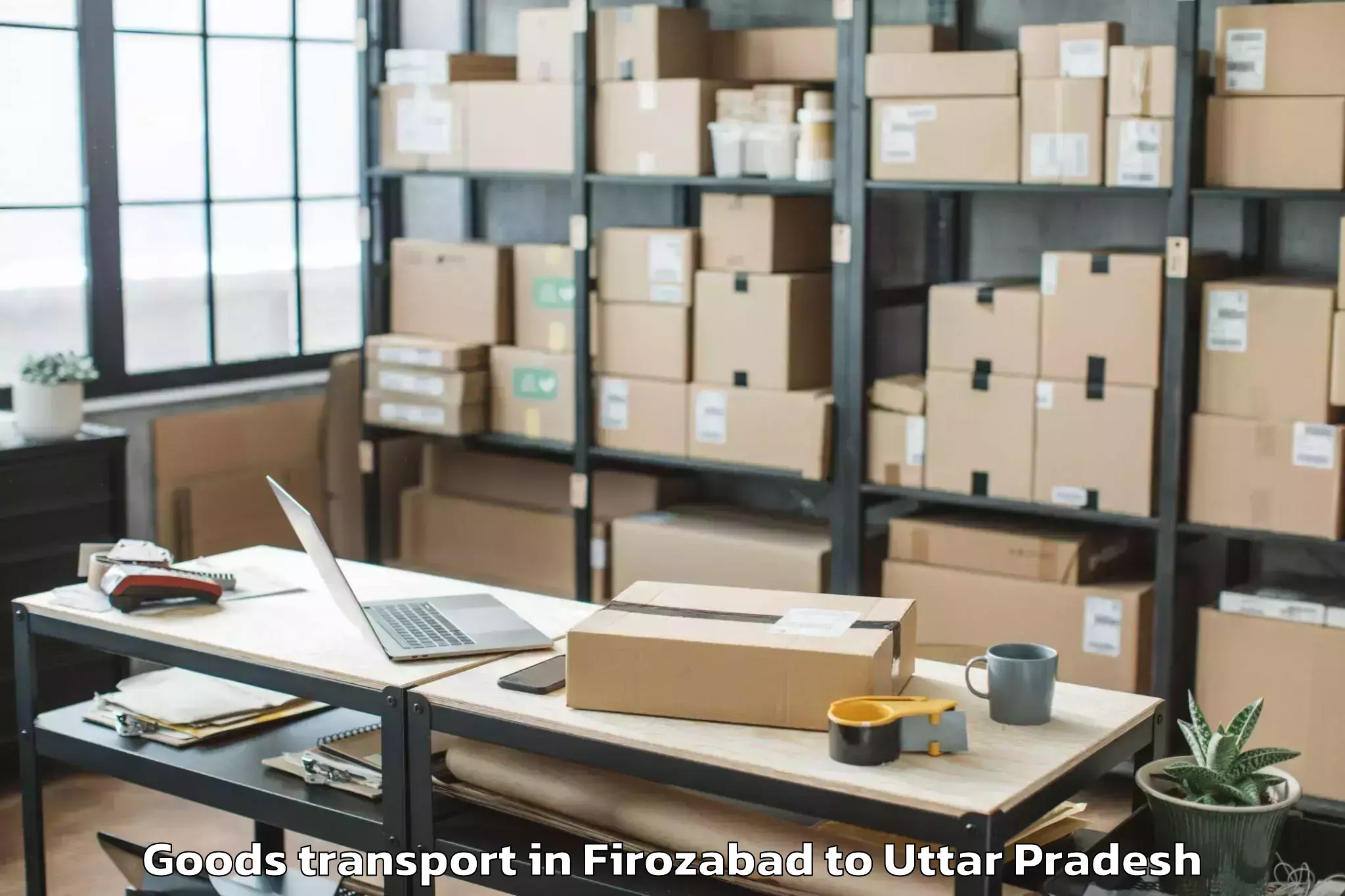 Easy Firozabad to Manikpur Goods Transport Booking